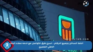 الخط الساخن وجميع الأرقام.. أسرع طرق للتواصل مع خدمة عملاء البنك الأهلي المصري